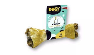 DOGY - Kość z królikiem i marchewką 12cm