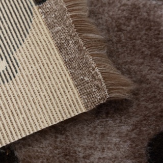 DRY BED Legowisko antypoślizgowe - Latte misie brązowe 75x50cm 28mm