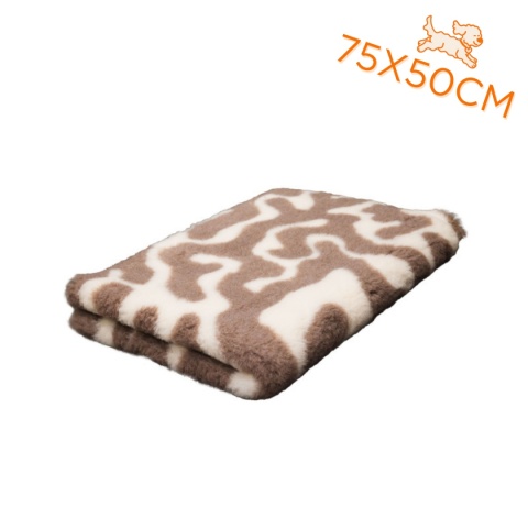 DRY BED - Zawijasy kremowo - beżowe 75x50cm 28mm