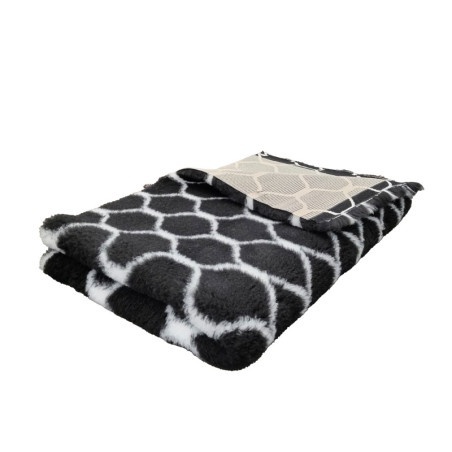 DRY BED - Geometria czarny 100x75cm 28mm