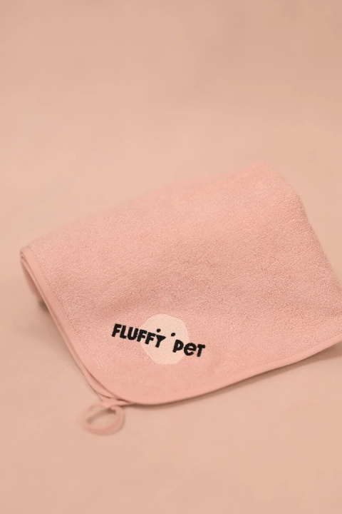Fluffy Pet - Limitowany miękki ręcznik z wiskozy bambusowej - różowy