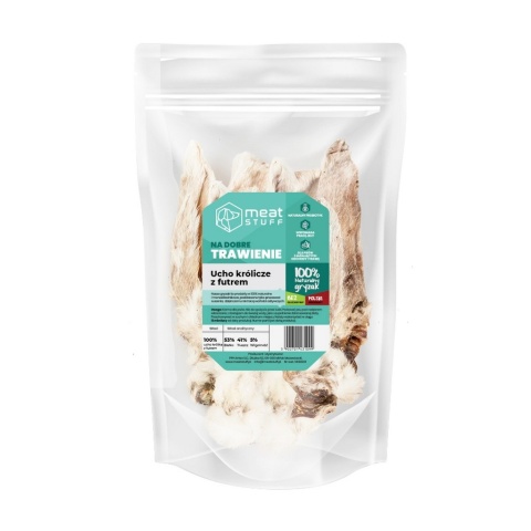 Meat Stuff - Ucho królicze z futrem 200g