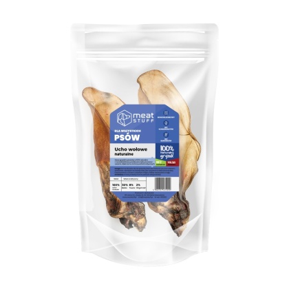 Meat Stuff - Ucho wołowe naturalne 3 szt
