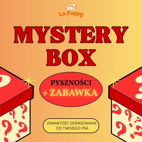 Mystery Box - Z ZABAWKĄ (box dopasowany do Twojego psa)