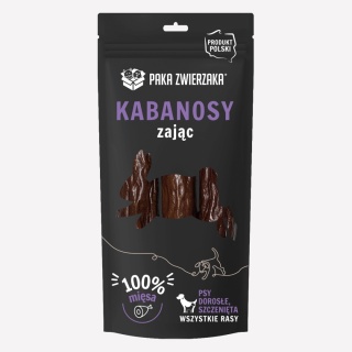 Paka Zwierzaka - Kabanosy zając 3 szt (80g)