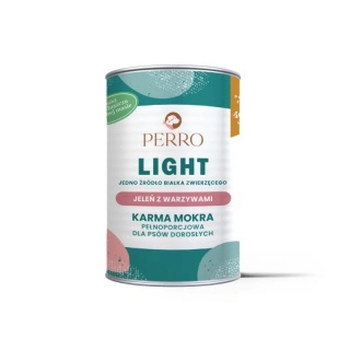 Perro - Karma mokra JELEŃ z warzywami LIGHT 400g