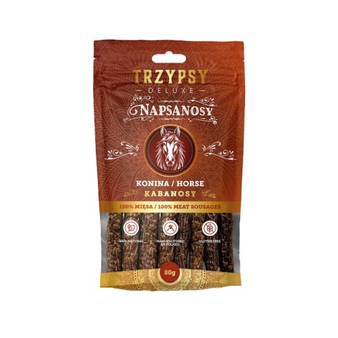TRZY PSY - Napsanosy z Koniny 80g