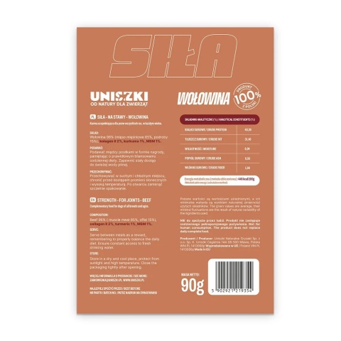 Uniszki Siła na stawy – Wołowina 90g
