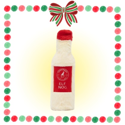 ZippyPaws - pluszowa butelka Elf Nog