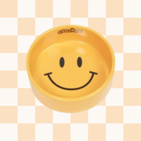 COOCKOO - Miska cermaniczna Smiley S 430ml 13.5cm