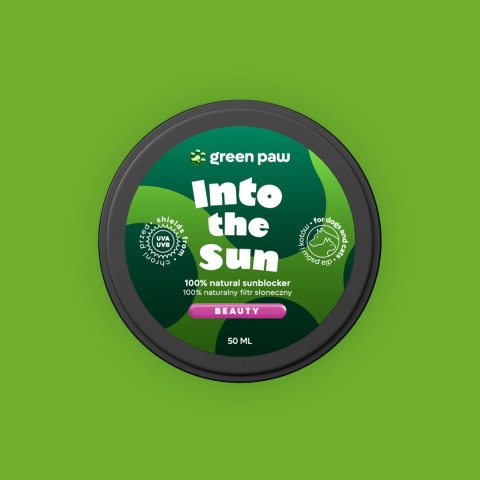 Green Paw - Into The Sun Naturalny filtr przeciwsłoneczny maść na skórę i nosek