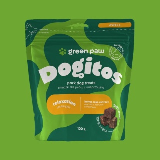 Green Paw - Dogitos Relaxation Smaczki funkcjonalne relaksujące 100% wieprzowiny