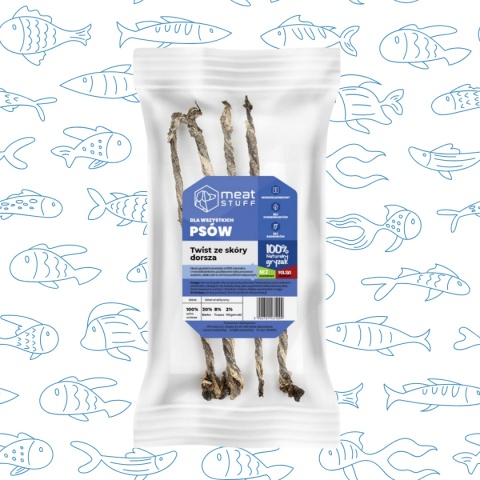 Meat Stuff - Twister z dorsza 15cm