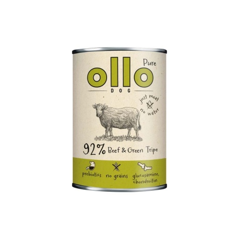 Ollo Pure - Wołowina i Zielone Żwacze 850g