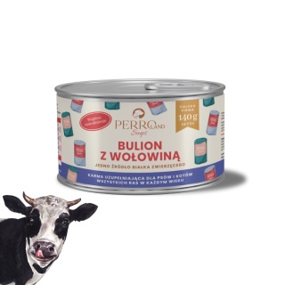 PERROland Soups - Bulion z wołowiną dla psa i kota