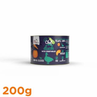 Syta Micha CHEF - Mokra karma Kaczka z warzywami 200g