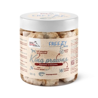 Syta Micha FREEZY Pure - 100% liofilizowane krewetki królewskie 50g