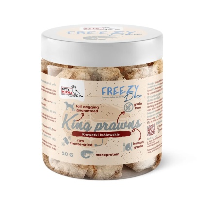 Syta Micha FREEZY Pure - 100% liofilizowane krewetki królewskie 50g